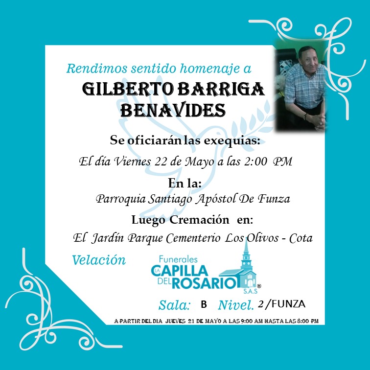 Con profundo pesar lamentamos esta partida. Hoy nos unimos en solidaridad con sus familiares y seres queridos, elevando una oración por su descanso y enviando un abrazo fraterno en este momento de dolor. Su recuerdo permanecerá por siempre en el corazón de quienes tuvieron la dicha de compartir su vida.